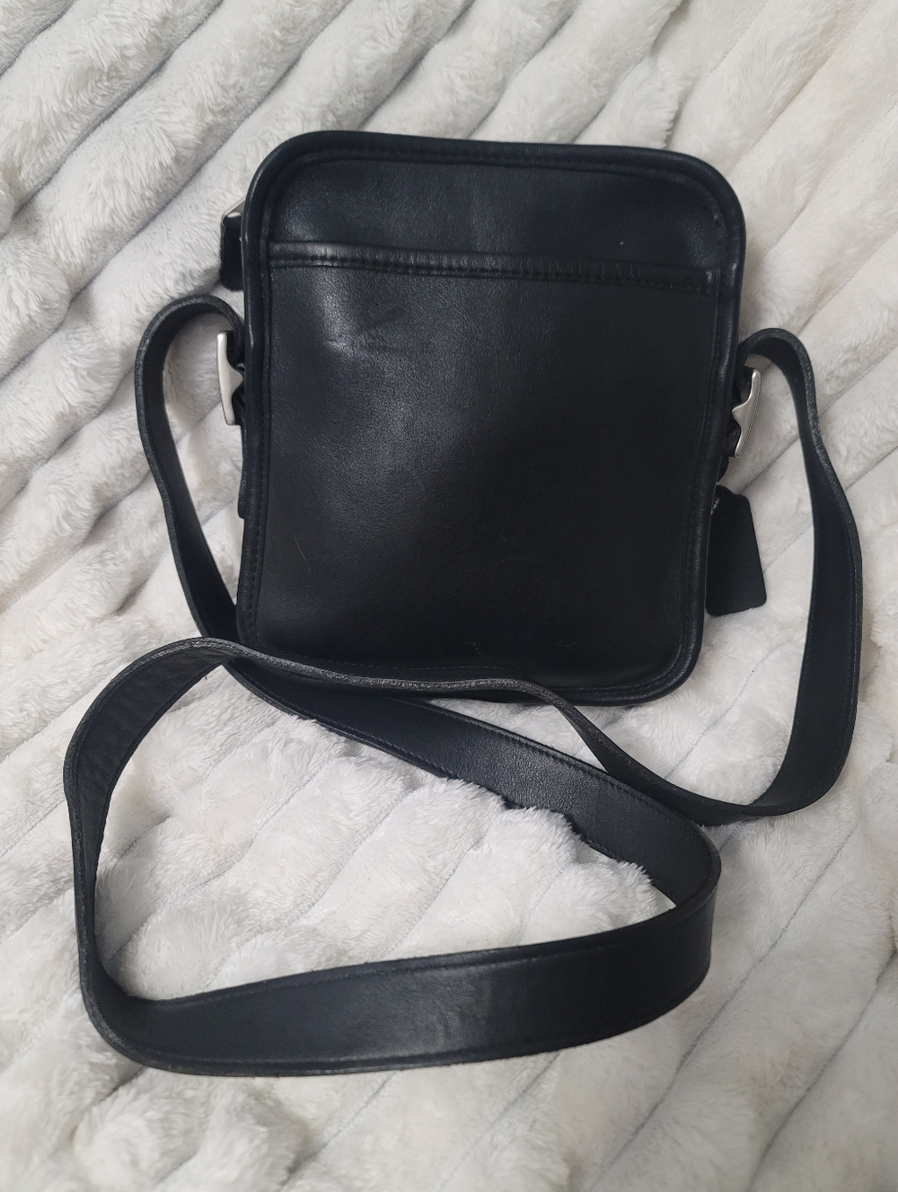 Vintage Coach camera bag  Black made in the USA